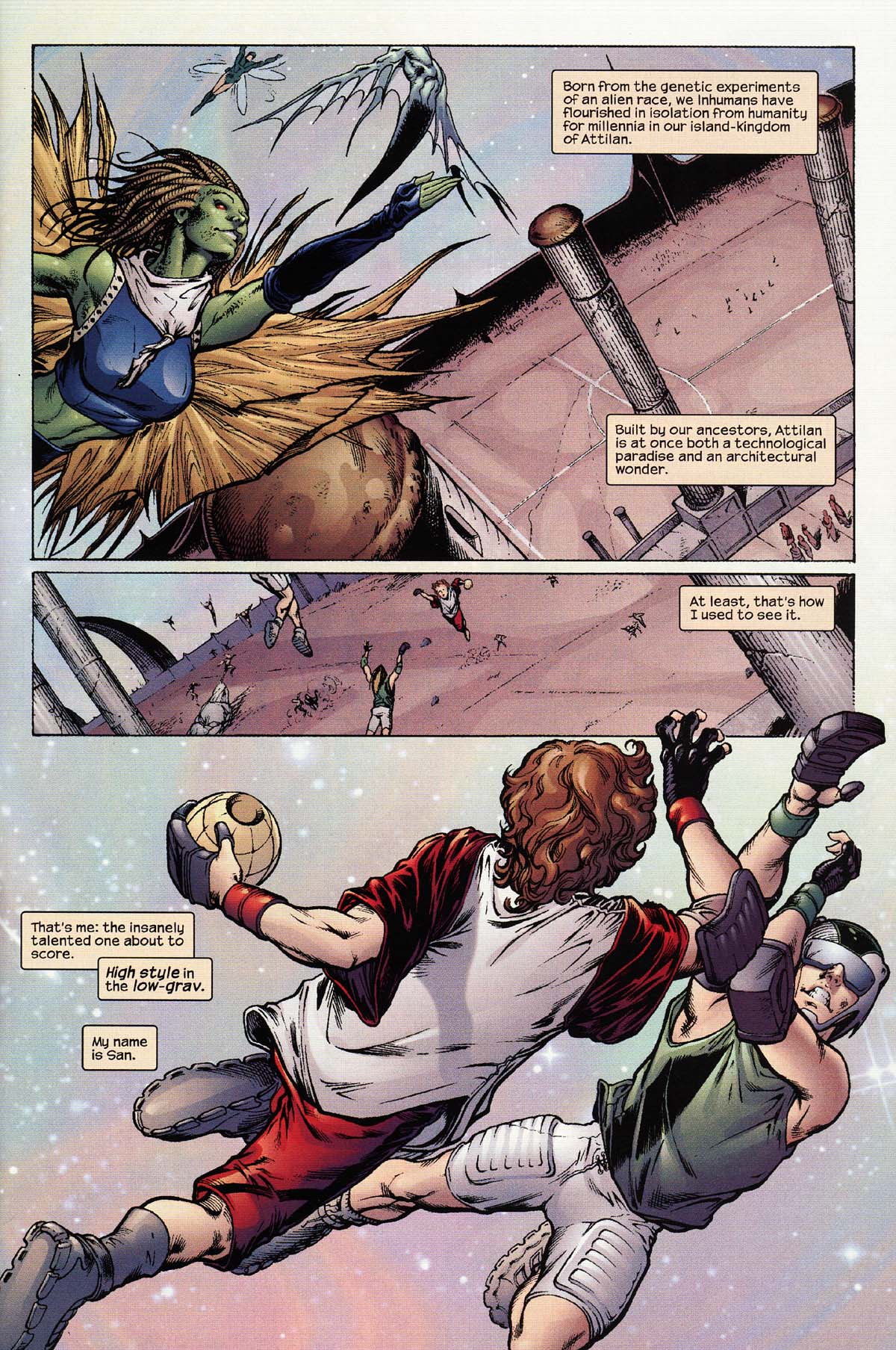 Read online Inhumans (2003) comic -  Issue #1 - 4