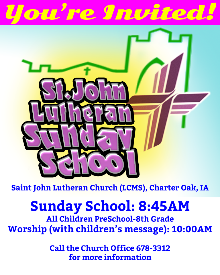 Saint John Lutheran Church, Charter Oak, Iowa St.John Sunday School
