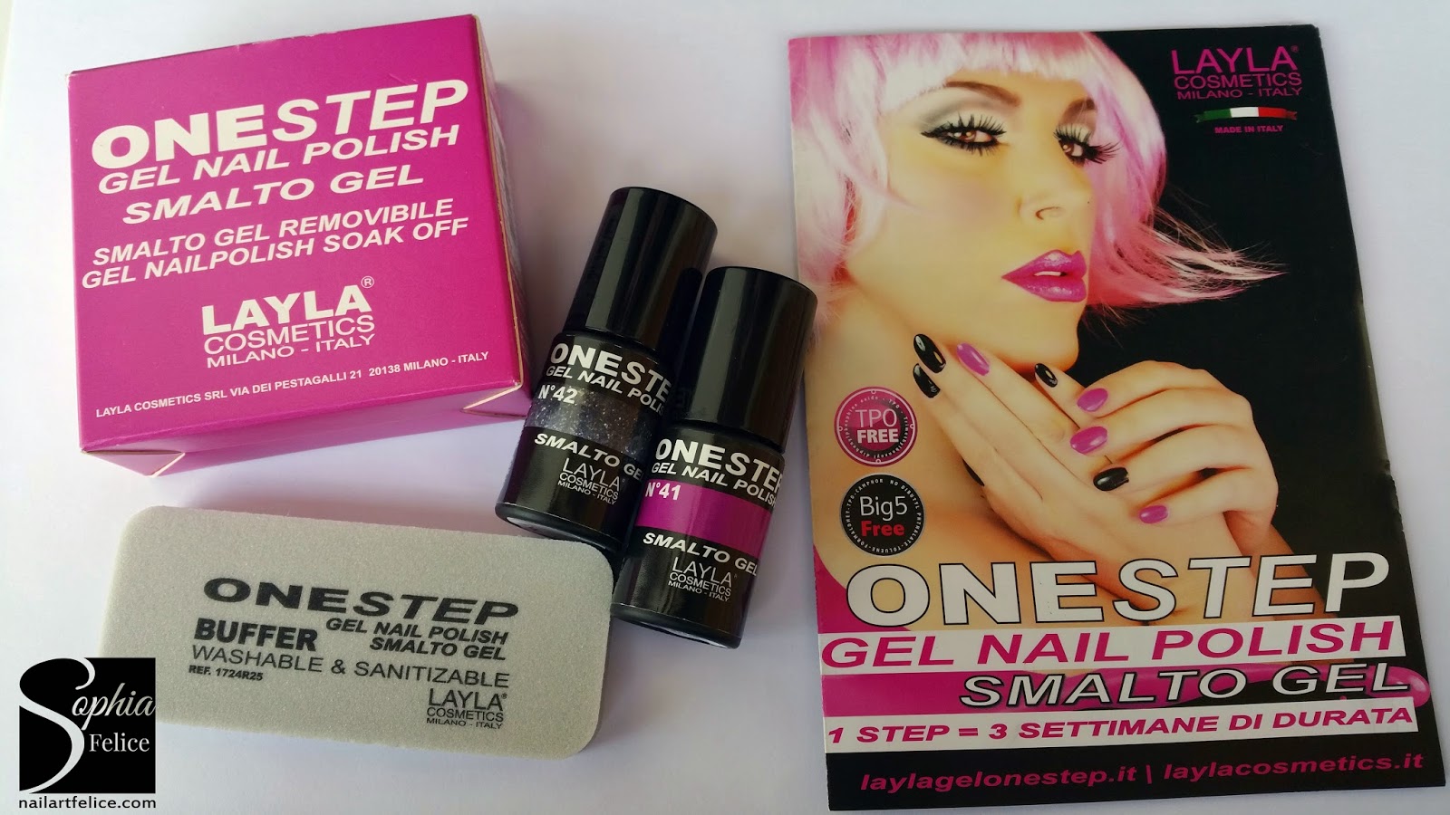Smalti semipermanenti Layla One Step foto, applicazione ed opinioni