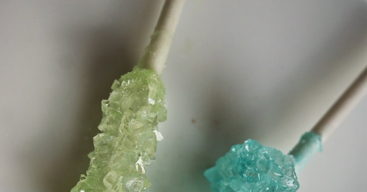 bunt.lecker.kreativ Kinderexperiment...Zuckerkristalle selber züchten...