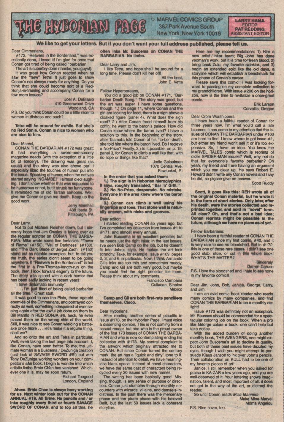 Conan the Barbarian (1970) Issue #176 #188 - English 24