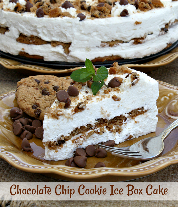 Chocolate Chip Cookie Ice Box Cake by Mommy’s Kitchen - WEEKEND POTLUCK 486