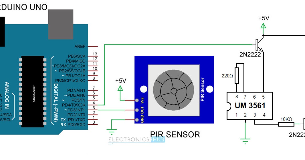 ELECRONX " the full free for all " PIR Sensor based Security Alarm