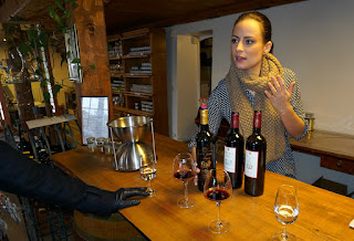 Tasting a selection of reds at Domaine Saint-Jean Villecroze