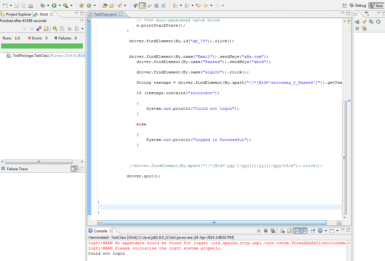 Software Testing Site: Creating Test Case in Eclipse using Selenium Web ...
