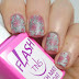 Nail art fiocchi di neve rosa