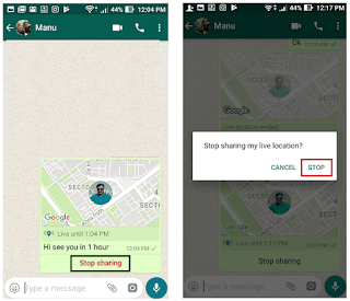 Cara melihat lokasi teman di whatsapp dengan Fitur Share Live Location di Whatsapp