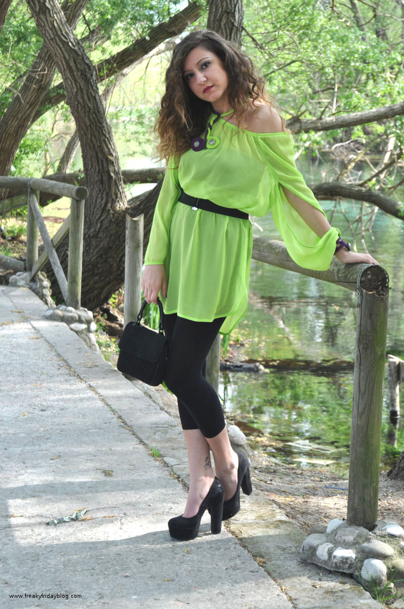 Fluo Green - Freaky Friday Fashion Blogger Sabrina Musco