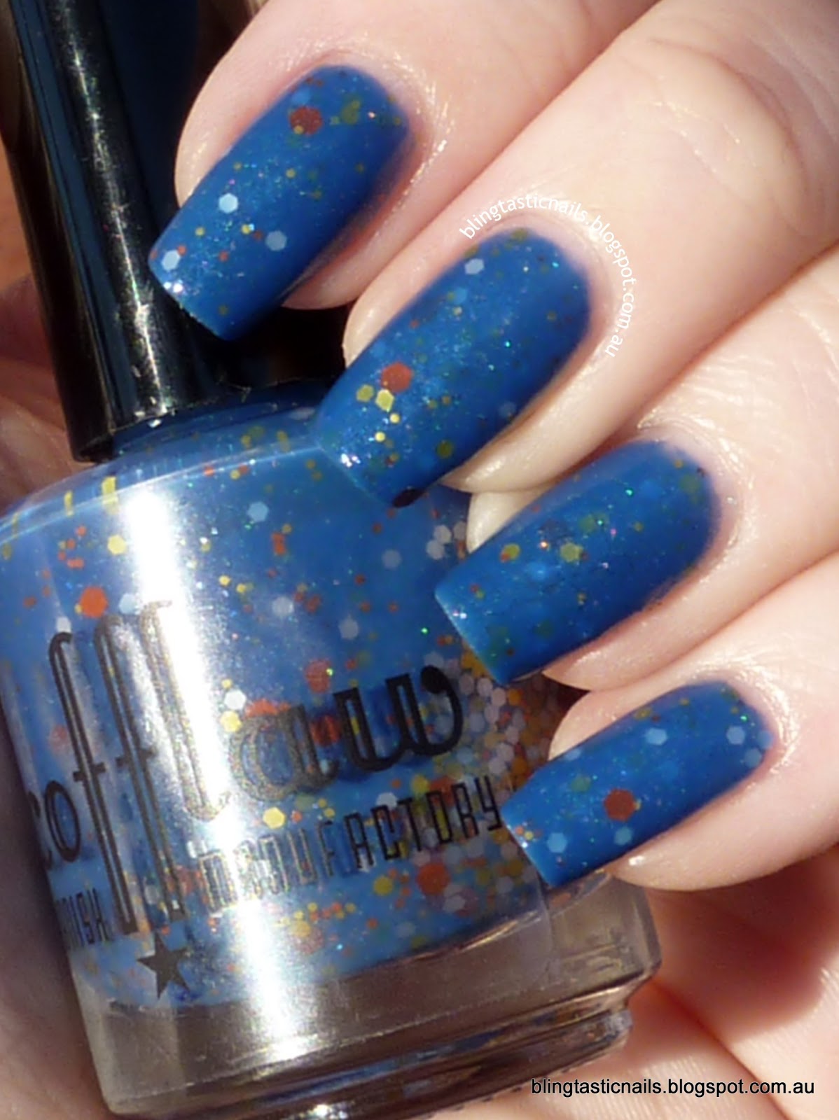 Jas's Blingtastic Nails Scofflaw Nail Varnish Koi Pondering Review