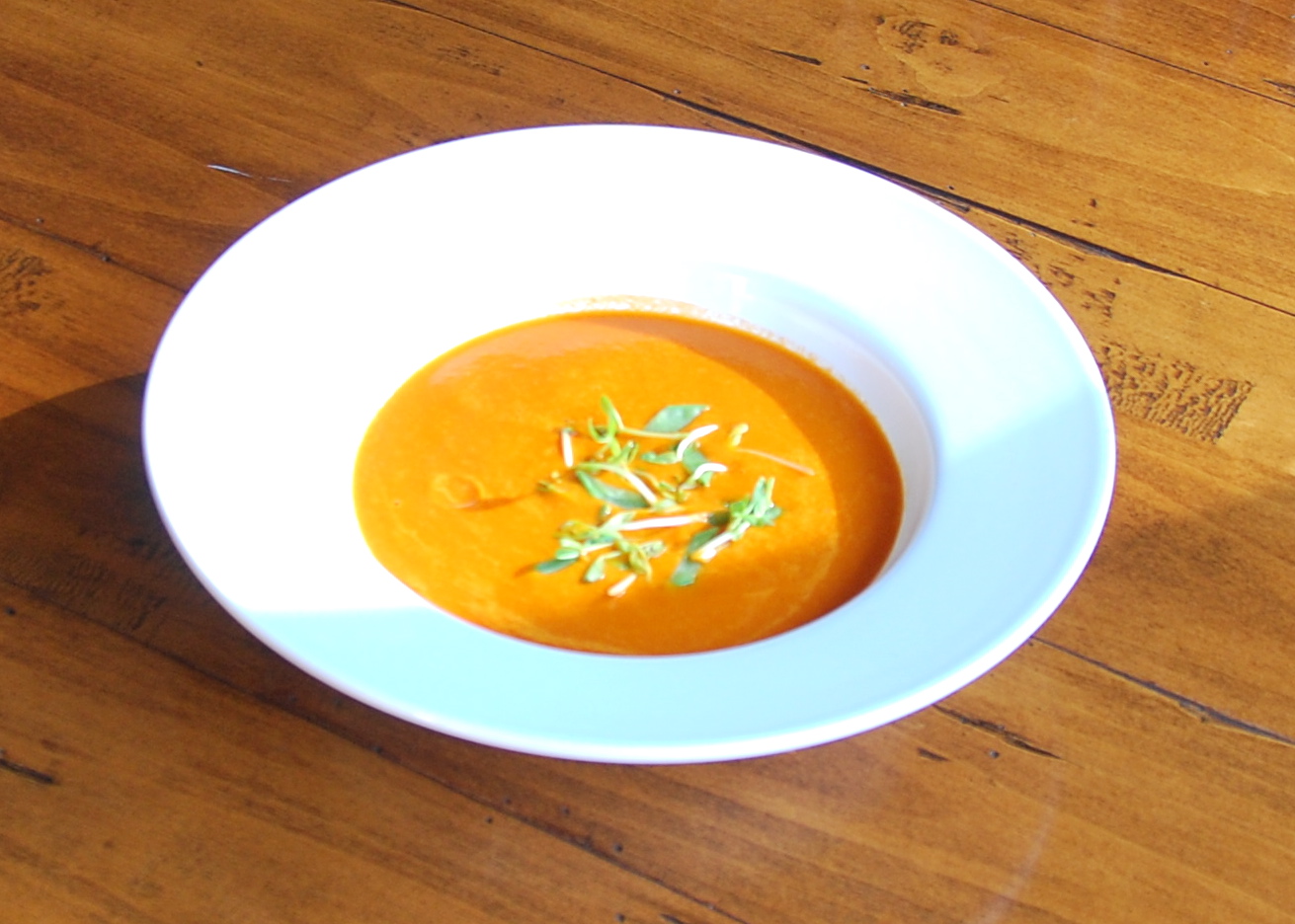 Cooking with Larue: Thai inspired Tomato Soup