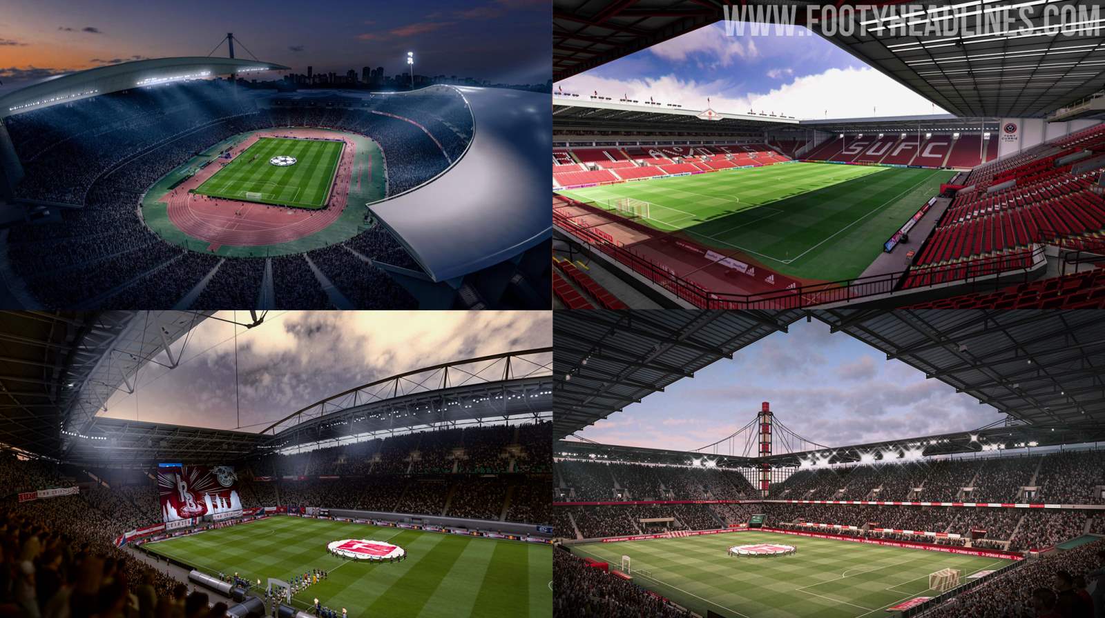 FIFA 20 Stadiums Revealed - No Camp Nou, Allianz & Juventus Stadium - Footy Headlines