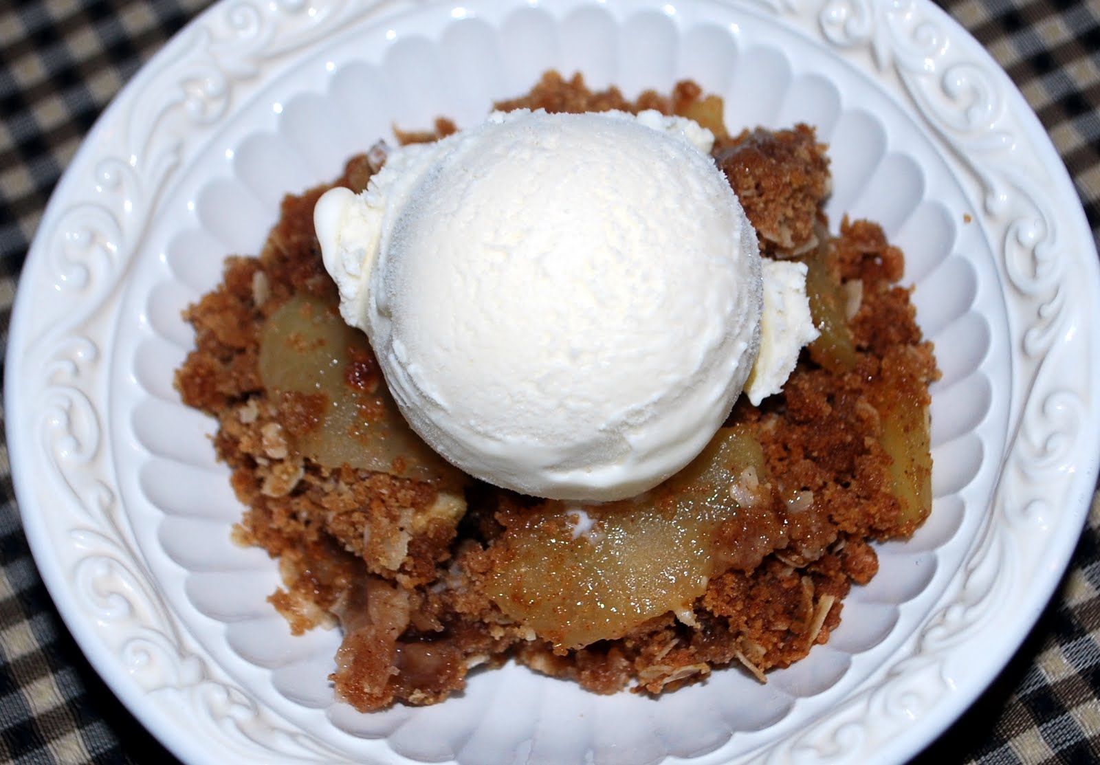 In the Making... Graham Cracker Apple Crisp