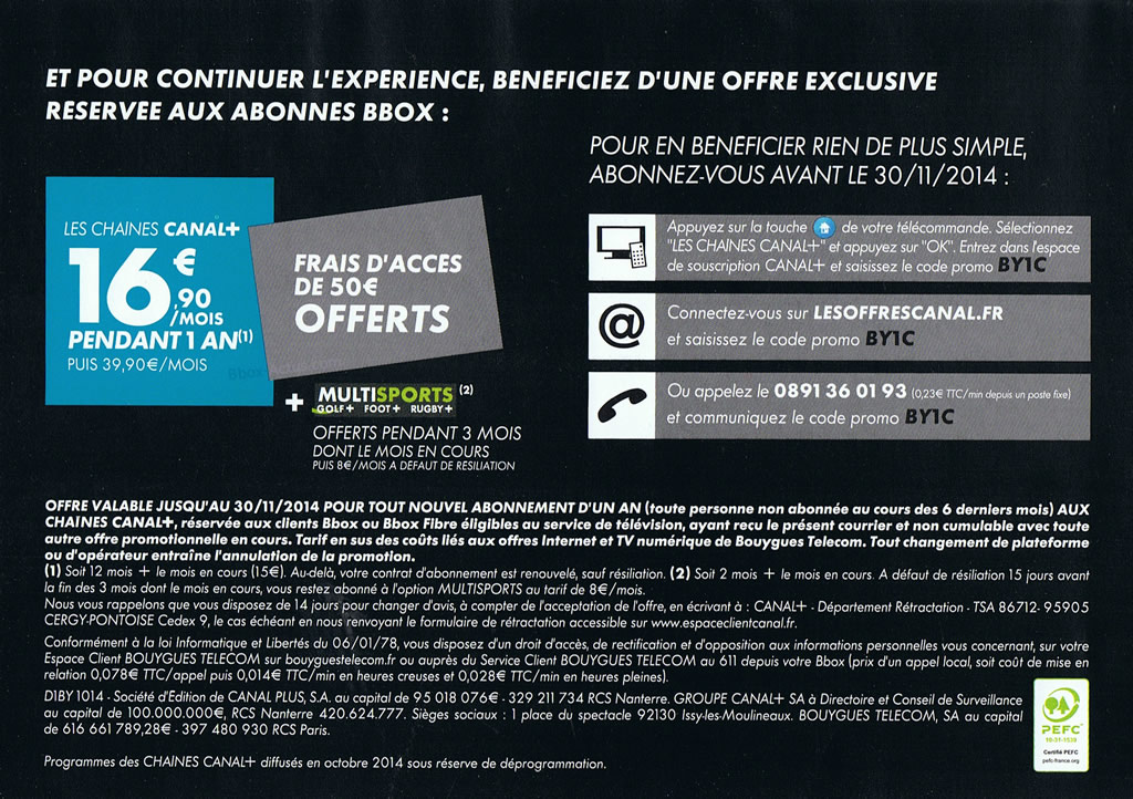 code promo canal+ France News Collections