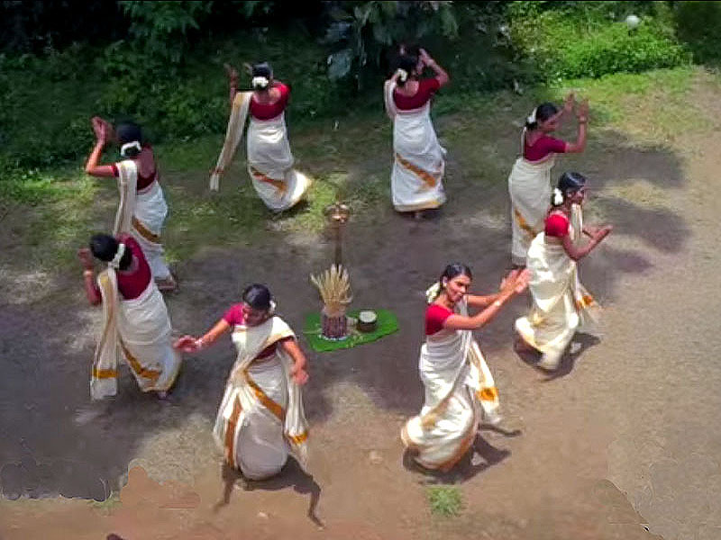 Sumas daily Journal Thiruvathira Festival in Kerala...