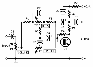 Tone Control Circuit Diagram | Electronic Circuit Diagrams & Schematics
