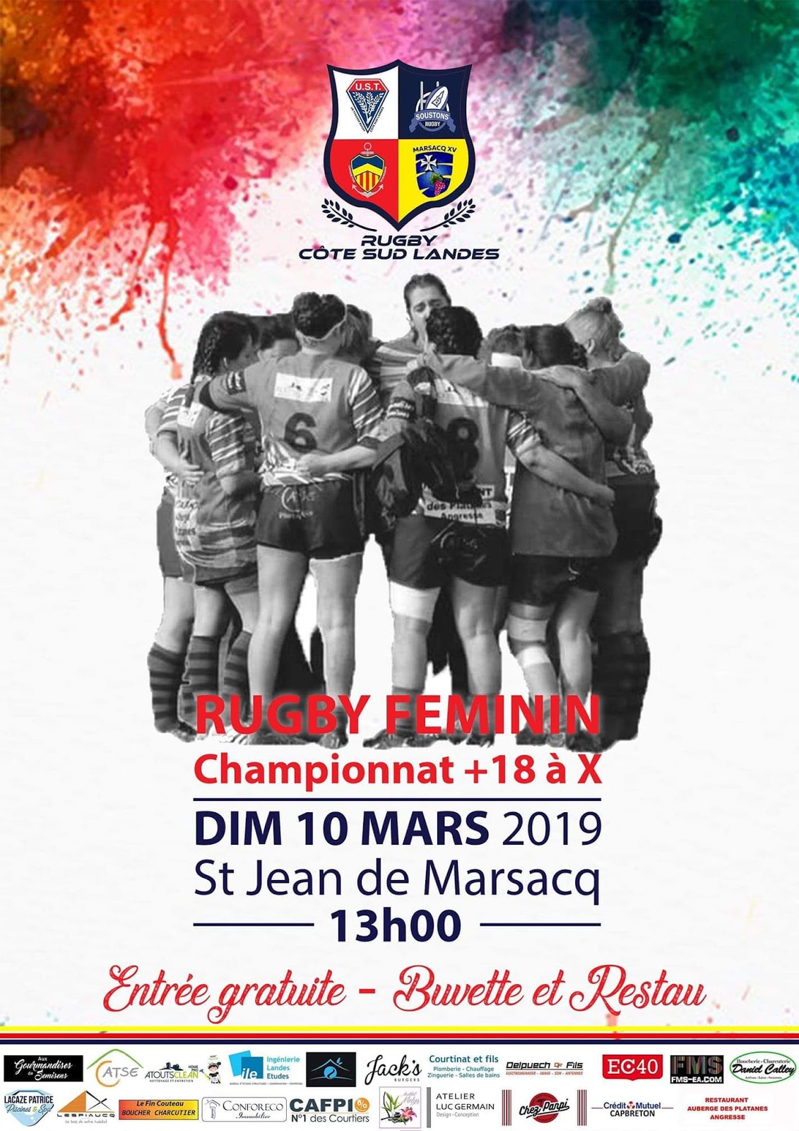 média40 Le rugby à X Féminin s'invite ce dimanche à StJean de Marsacq
