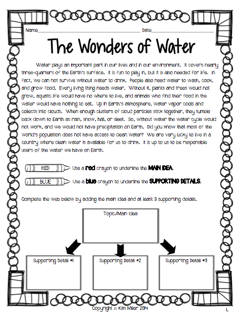 Teaching with Hope: Teaching and Practicing Main Idea