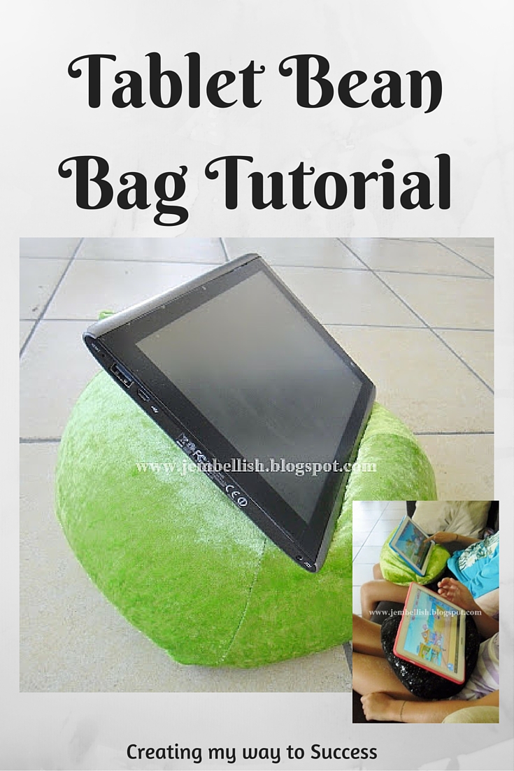 tablet bean bag tutorial