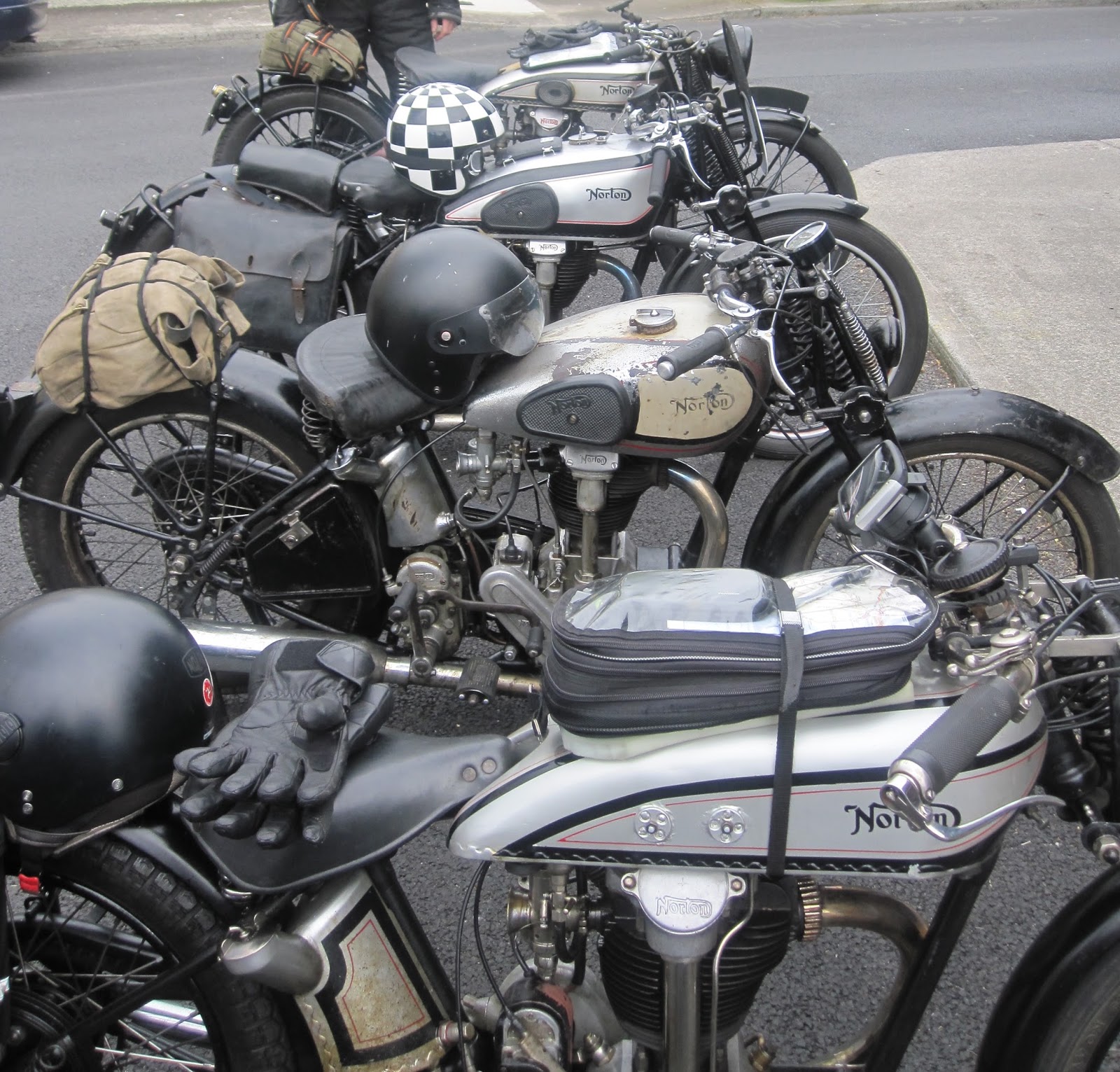 vintage motorcycle rally