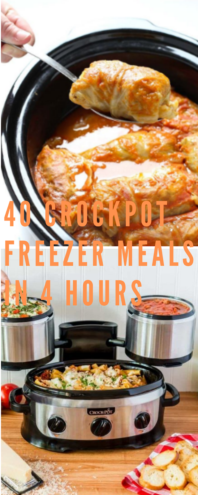 40 crockpot freezer meals in 4 hours Ready To Go - 77bestrecipes