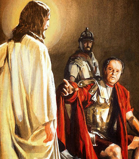 Resultado de imagen para Jesús ante Pilato.