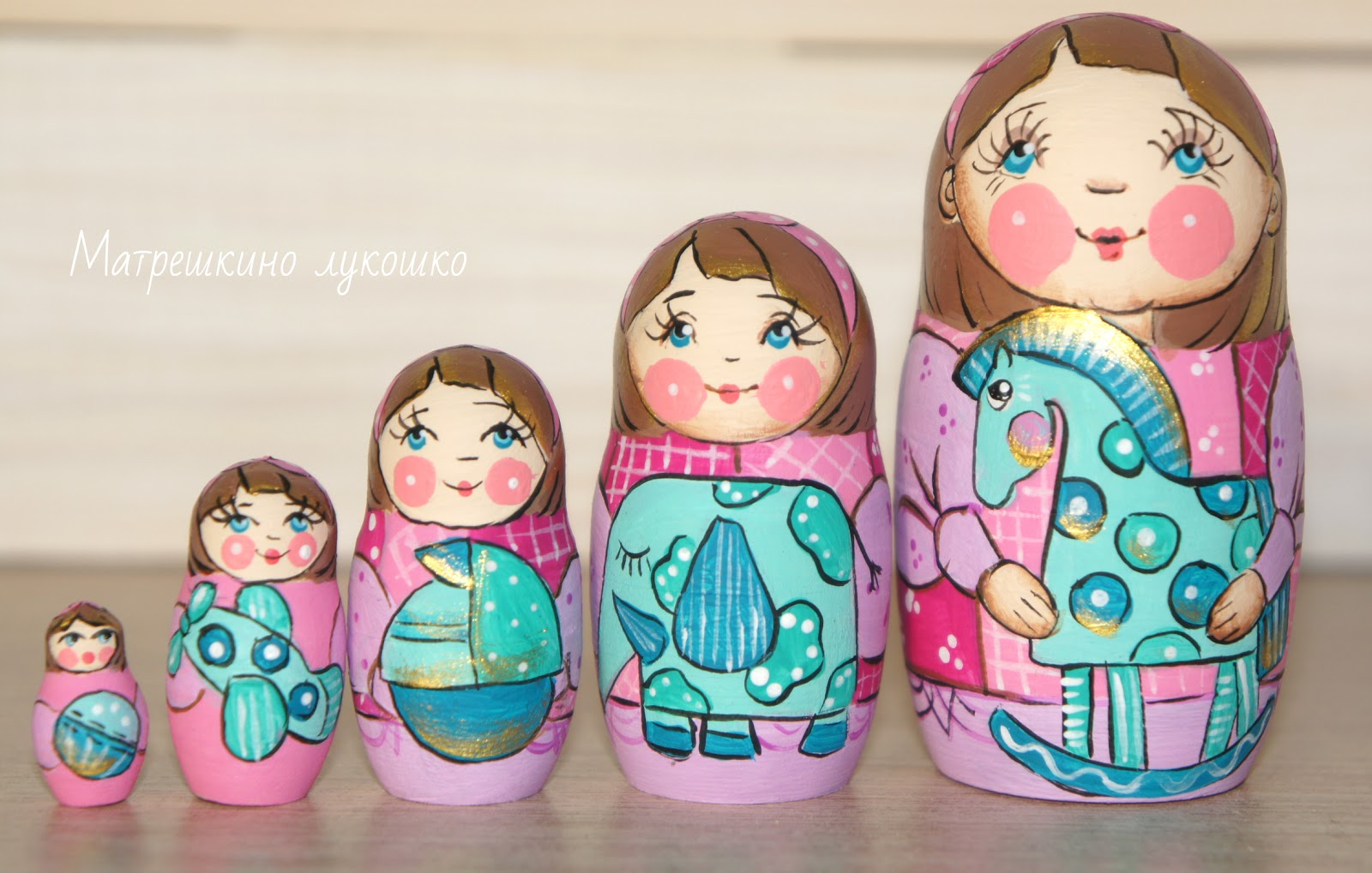 Матрешка открытка