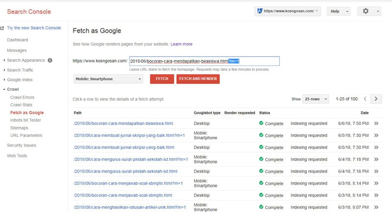 tips postingan mobile cepat terindeks tips postingan mobile cepat terindeks