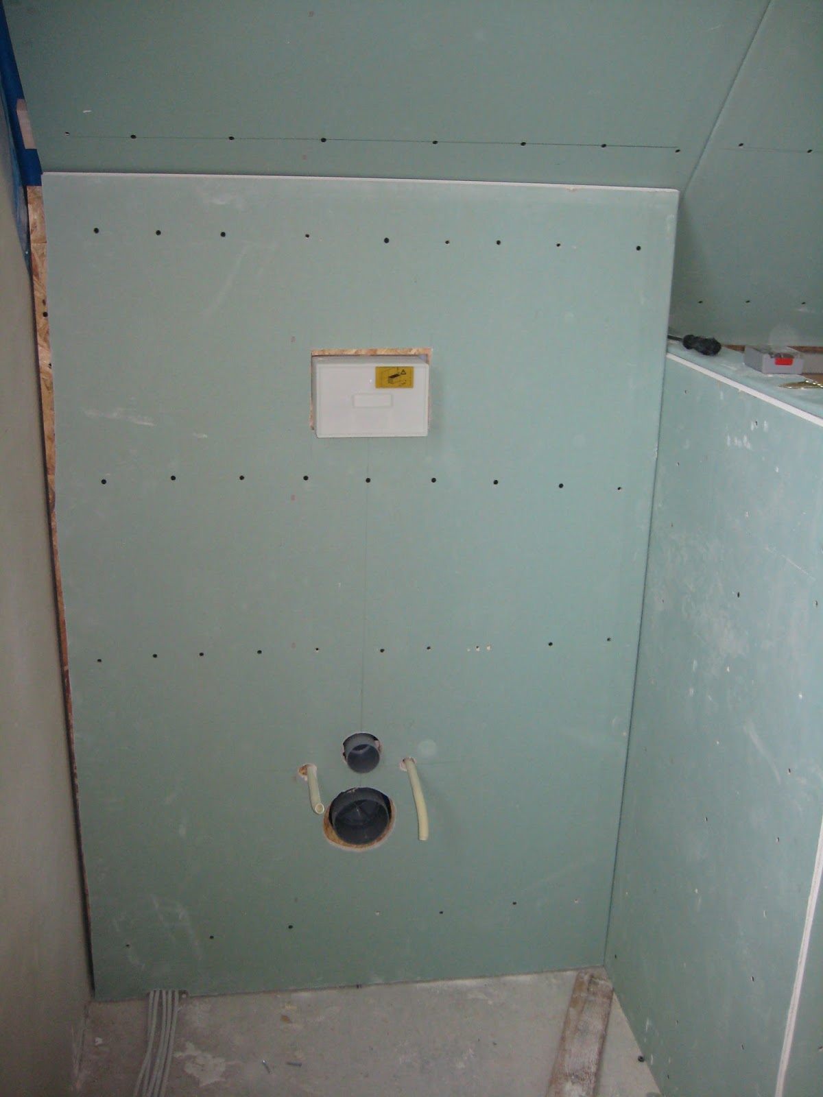 Unser Haus entsteht: Sanitär und Trockenbau