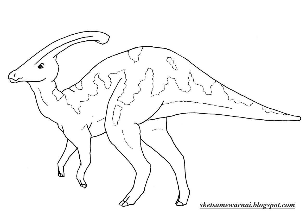 mewarnai gambar dinosaurus air