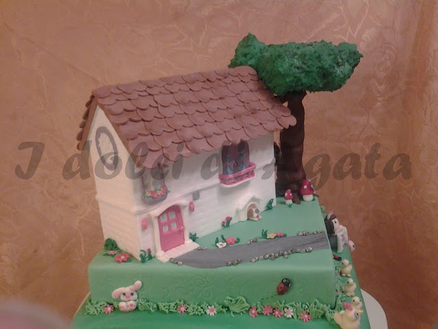 Hongda rosa casa delle bambole C007 fantastiche idee di cacao in legno casa delle bambole in miniatura kit per le ragazze