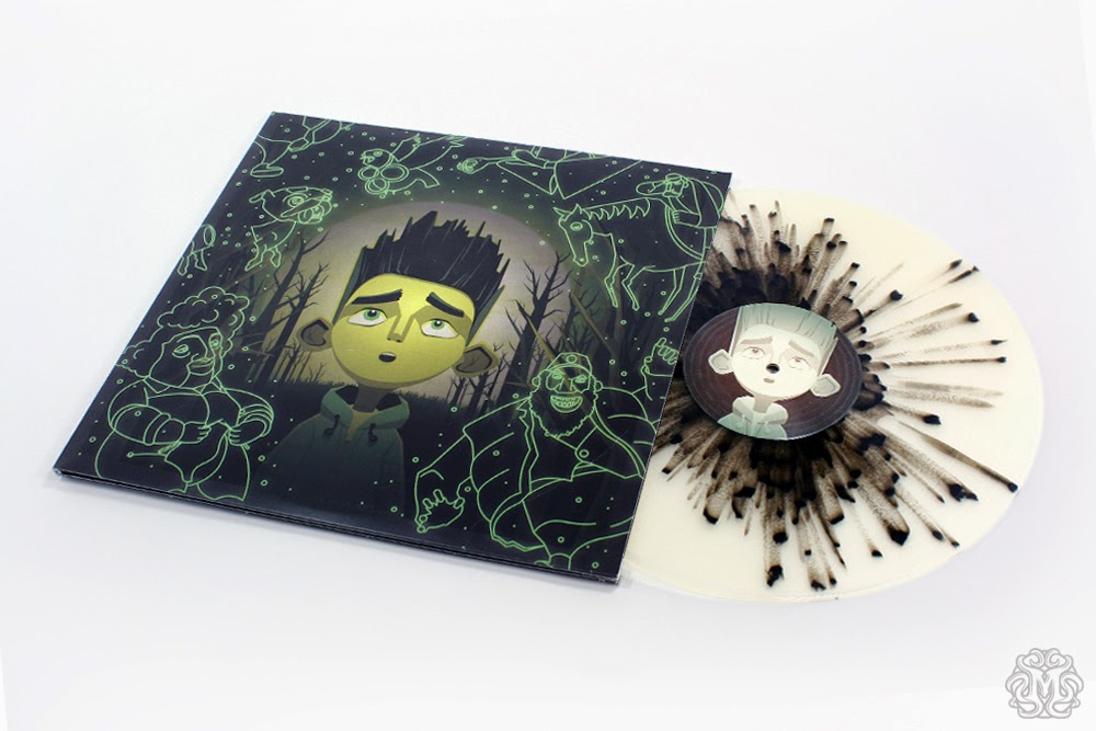 Record Store Day 2014 Exclusive Mondo x LAIKA ParaNorman Soundtrack Glow in the Dark 2LP 12” Vinyl Record by Jon Brion Featuring Cover Artwork by DKNG