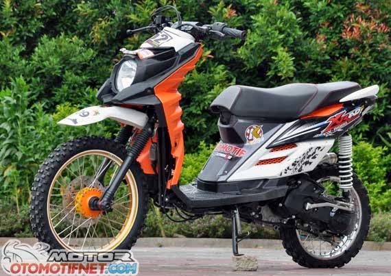 Modifikasi Motor Yamaha X Ride trail Terbaru Modifikasi 