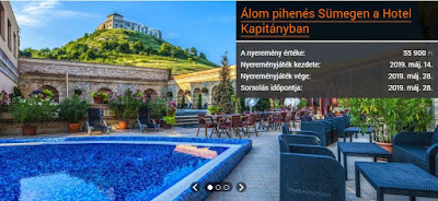 Szállás sümegi Hotel Kapitány wellness Nyereményjáték