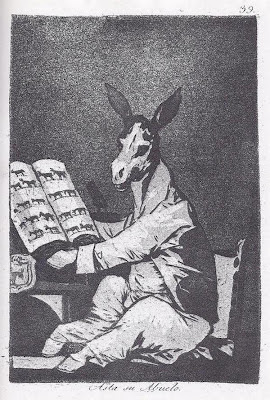 'Asta su abuelo' - Grabado nº 39 de 'Los Caprichos' de Francisco de Goya