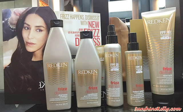 Redken Frizz Dismiss, Hair Pampering, Redken, Redken Malaysia, Atmosphere Loft Hair Saloon, Atria Shopping Centre, Anti Frizz, Haircare