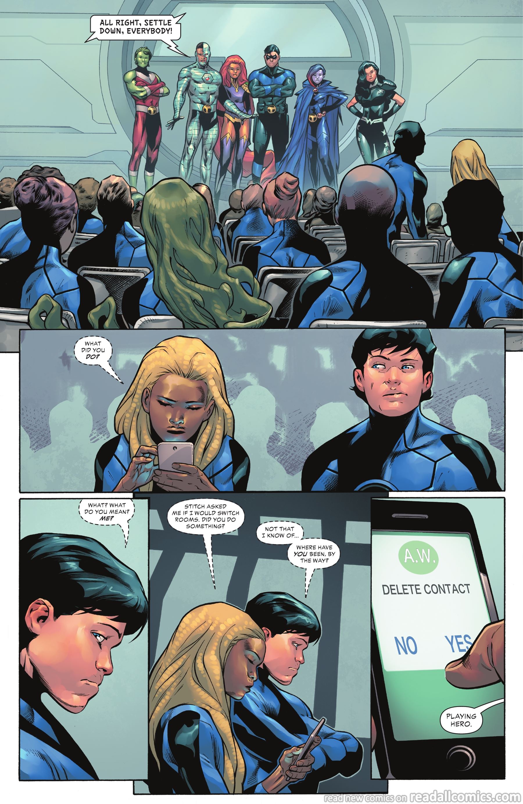 Teen Titans Academy #1 chapter 2 page 20