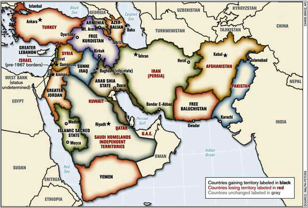 Bloods And Crips Territory Map
