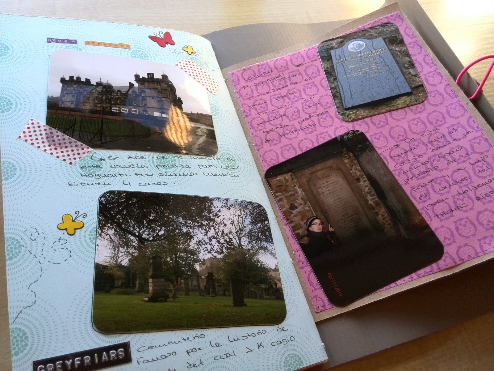 Scrap & stuff Álbum viaje