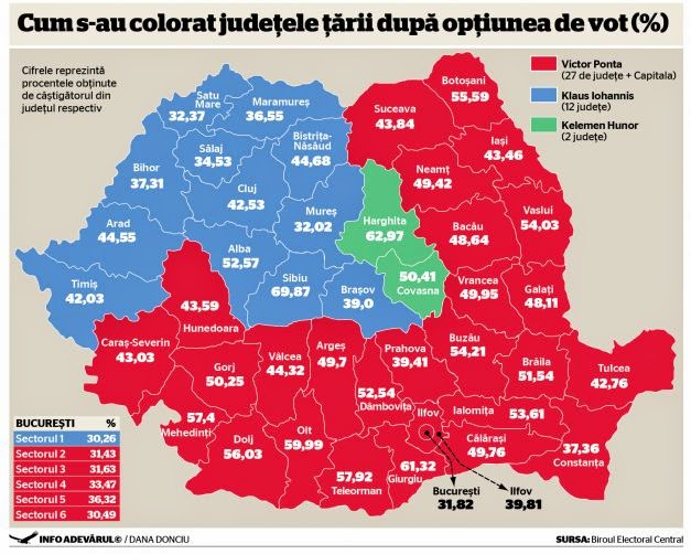 erdély térkép megyékkel A szavazás térképe 2.0 | vhegy erdély térkép megyékkel