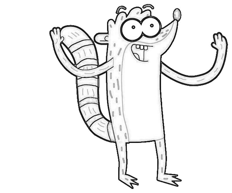regular show coloring pages free online - photo #43
