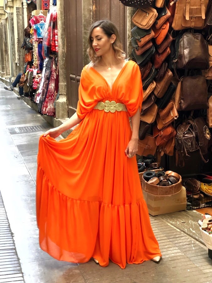 Fitness And Chicness-Look Invitada Estilo Griego Vestido y Tacon-4