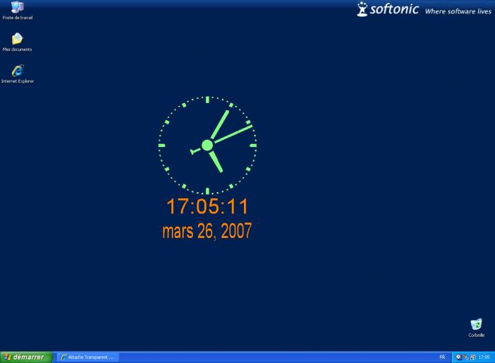 horloge pour windows 10