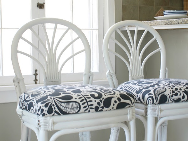 Bamboo Stools Makeover