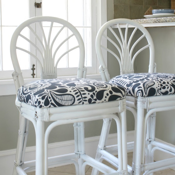 Bamboo Stools Makeover