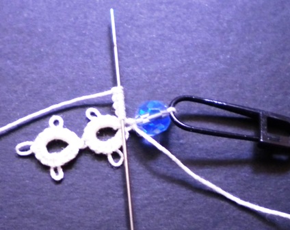How To Do A Split Ring In Needle Tatting How To Do A Split Ring In Needle Tatting