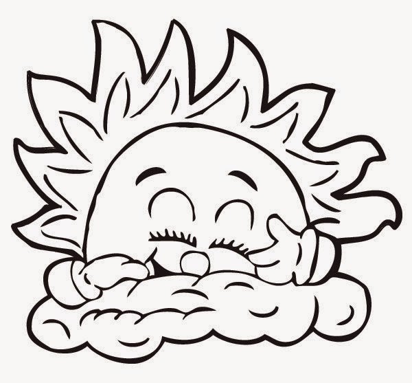 Imagenes De Nubes Para Colorear