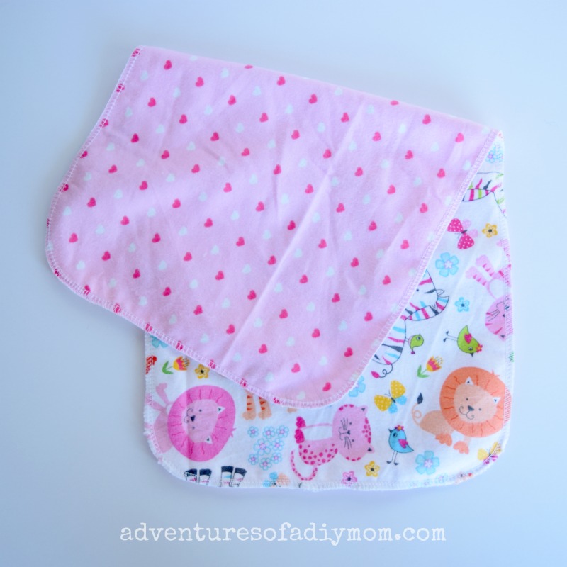 Handmade Burp Cloths Christmas Designs
