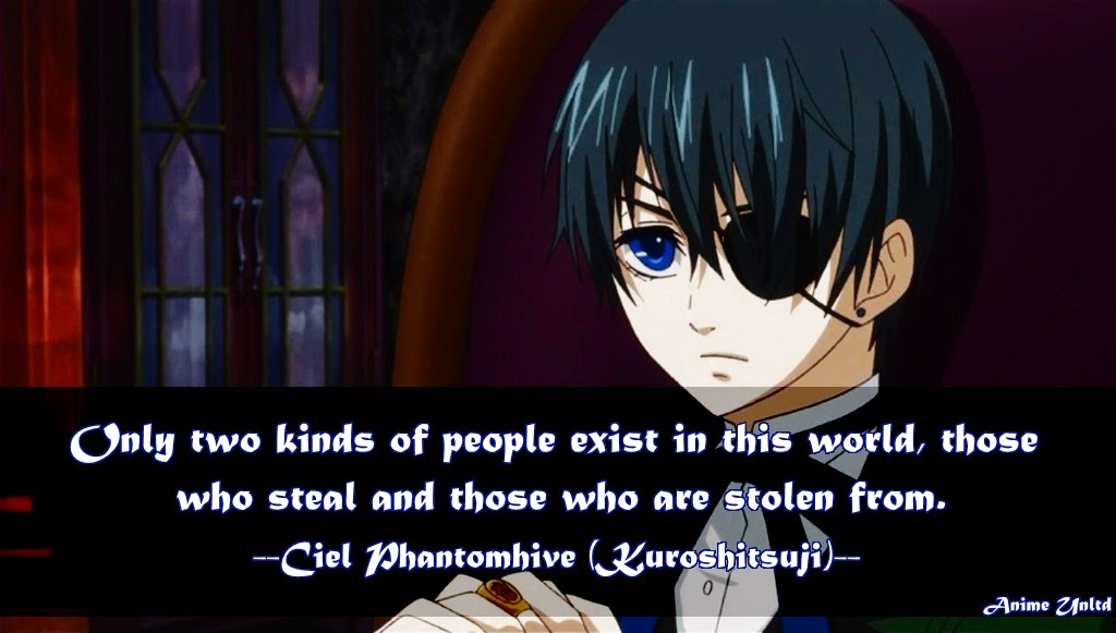 My Anime Review: Black Butler Quotes