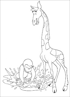 Krafty Kidz Center: Curious George Coloring Pages