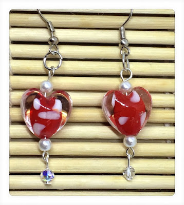 DIY Valentine Heart Earrings Tutorial | Keep Calm and Craft On Blog